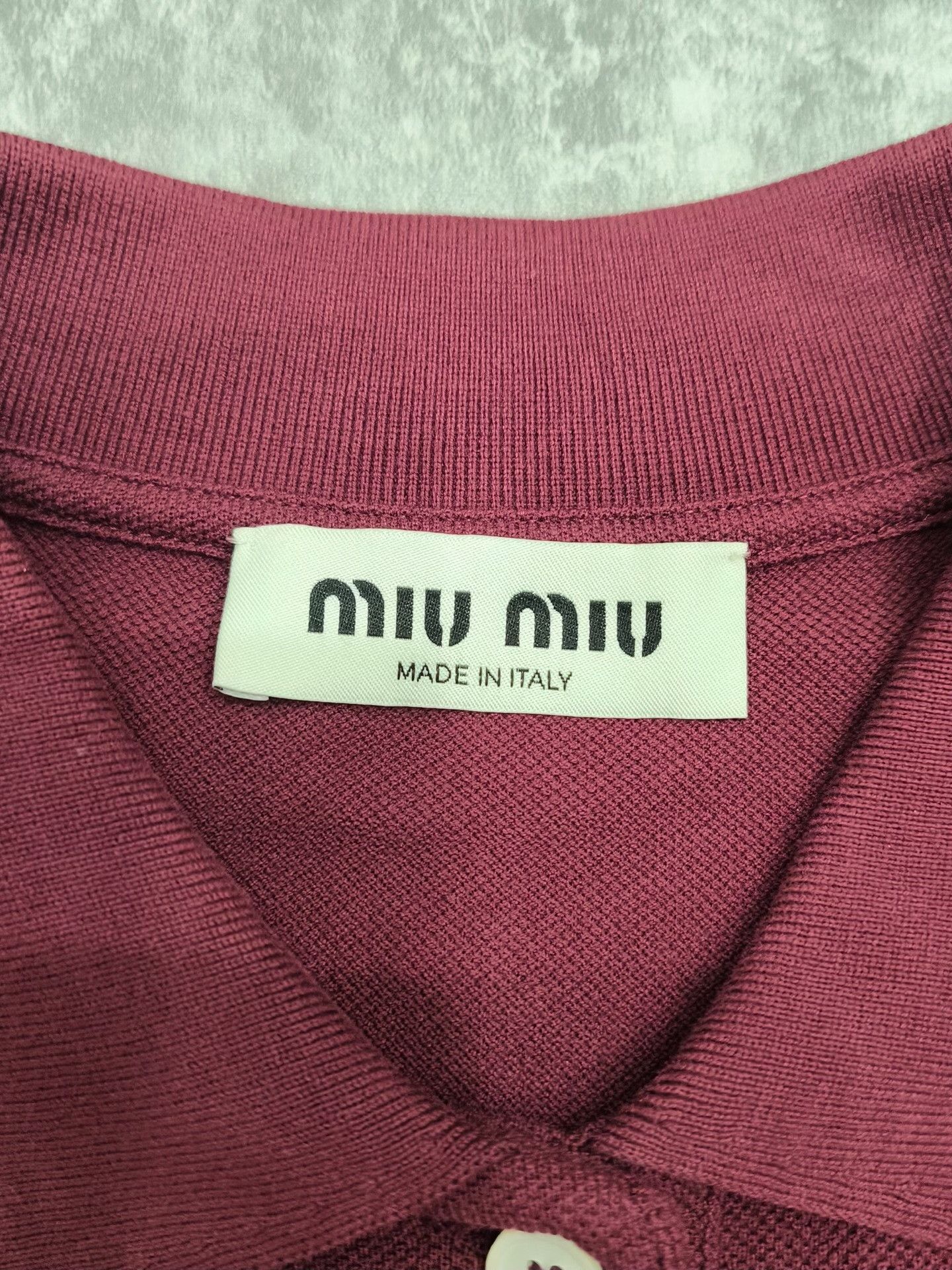 Miu Miu Miu Miu Cotton Red T-Shirt XS Women Size XS / US 0-2 / IT 36-38 - 4 Thumbnail