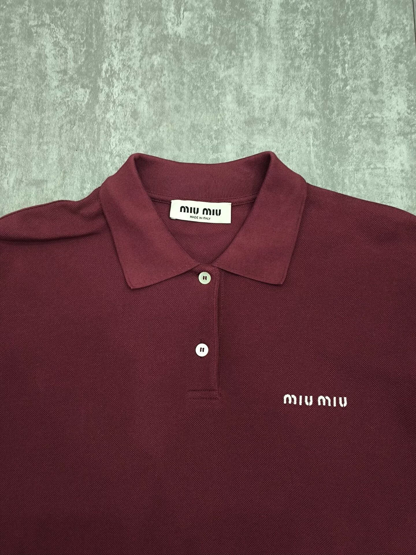 Miu Miu Miu Miu Cotton Red T-Shirt XS Women Size XS / US 0-2 / IT 36-38 - 3 Thumbnail