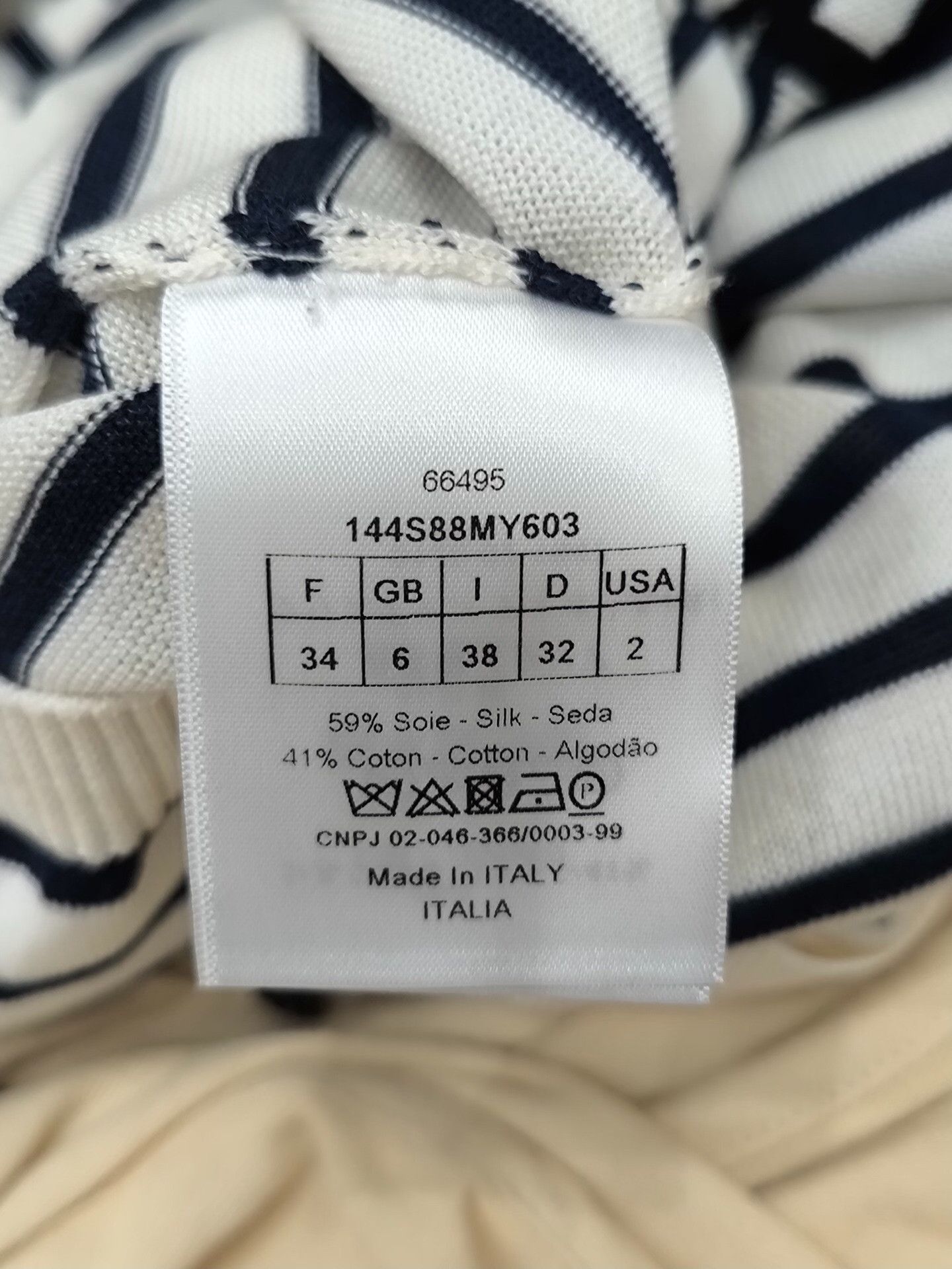 Dior Dior Retro Striped Polo xs Men Size US XS / EU 42 / 0 - 5 Thumbnail
