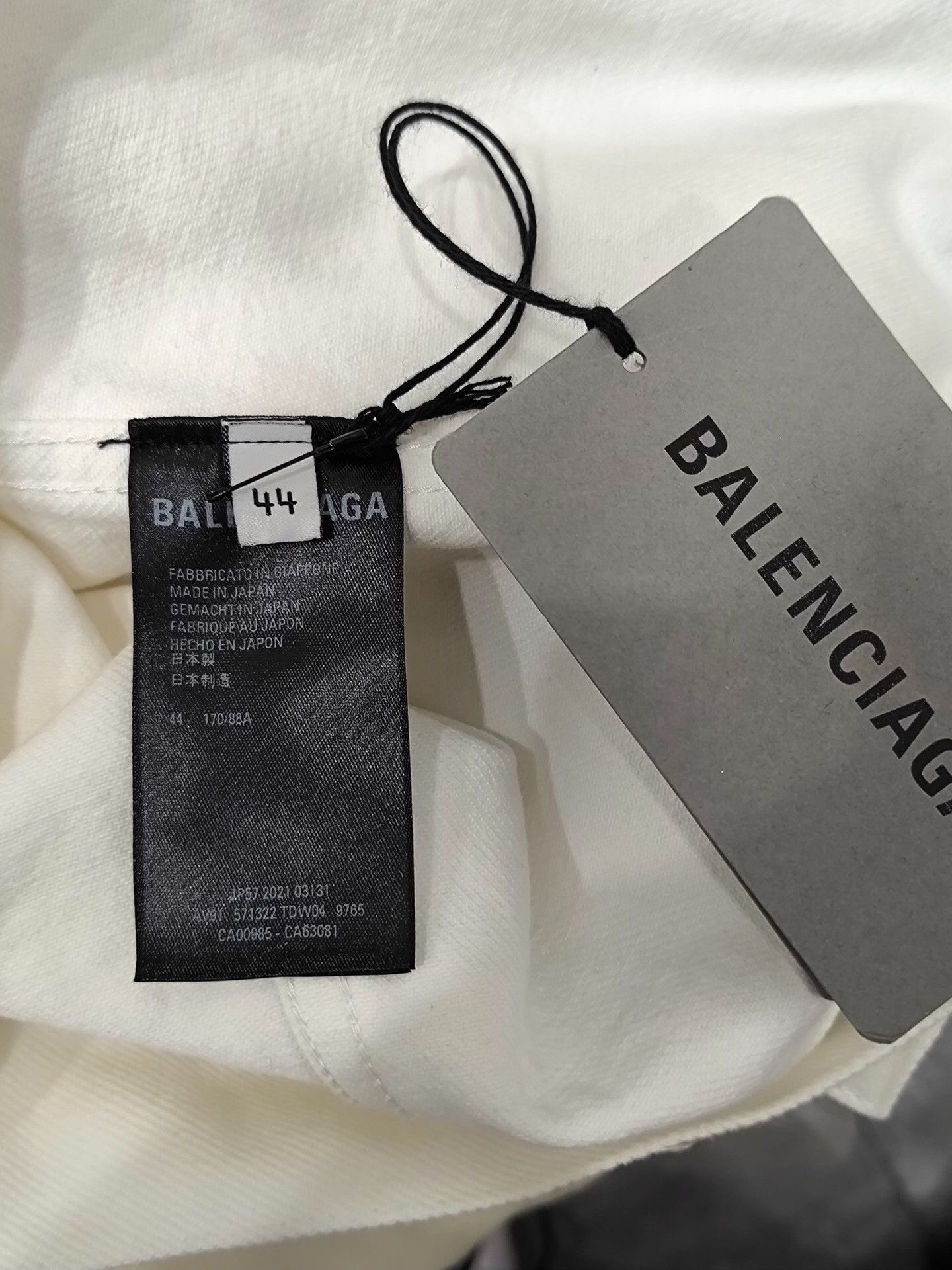 Balenciaga Balenciaga Denim White Light Jacket l Men Size US L / EU 52-54 / 3 - 5 Thumbnail