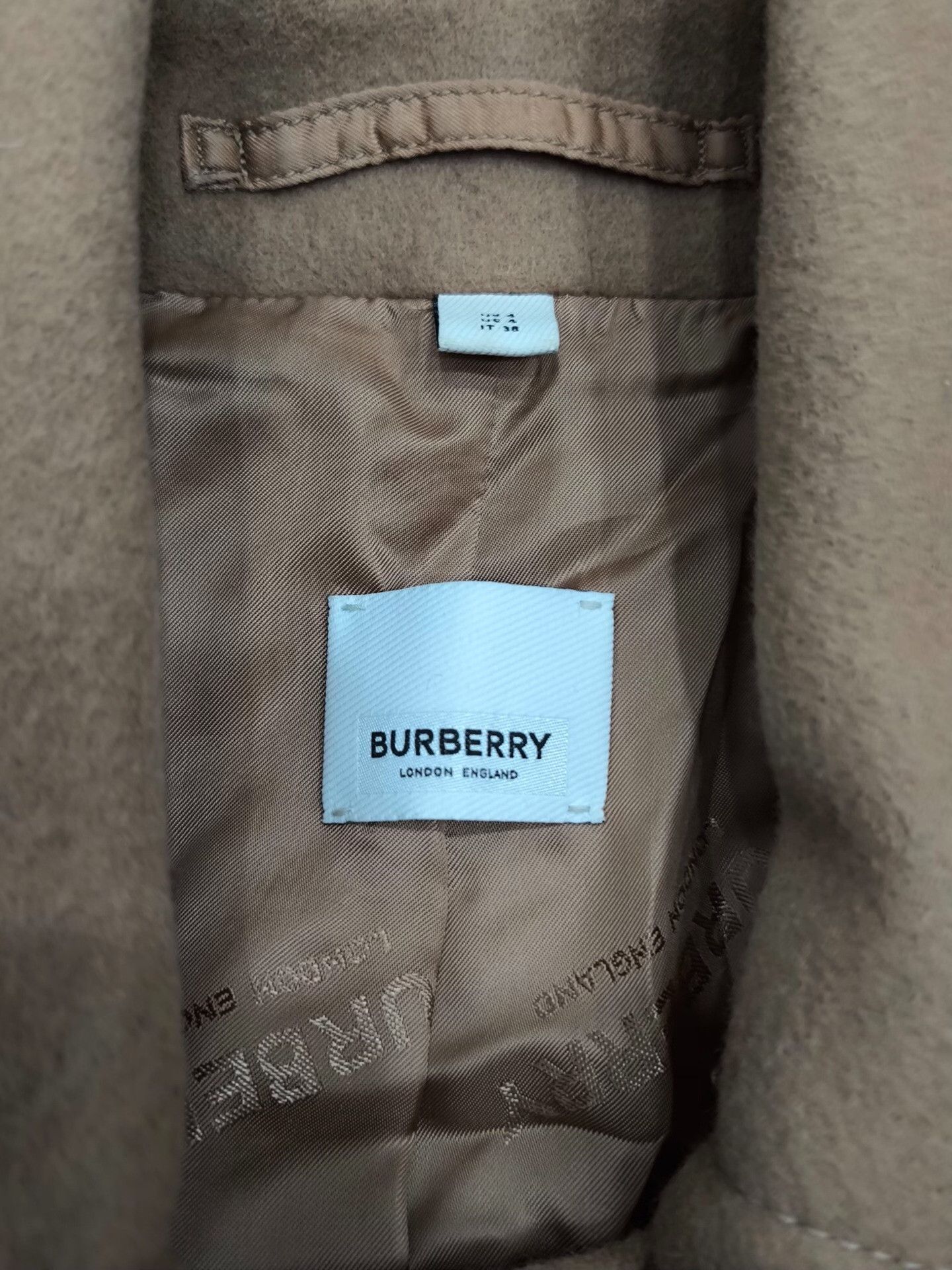 Burberry Burberry Wool Cropped Brown Coat M Women Size M / US 6-8 / IT 42-44 - 4 Thumbnail