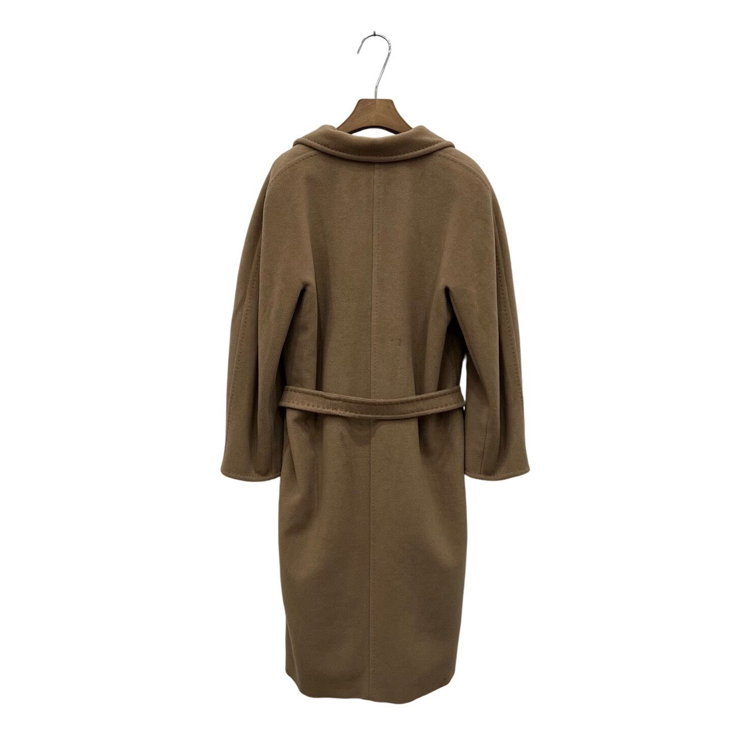 Max Mara Max Mara Wool Long Brown Coat XS Women Size XS / US 0-2 / IT 36-38 - 2 Thumbnail