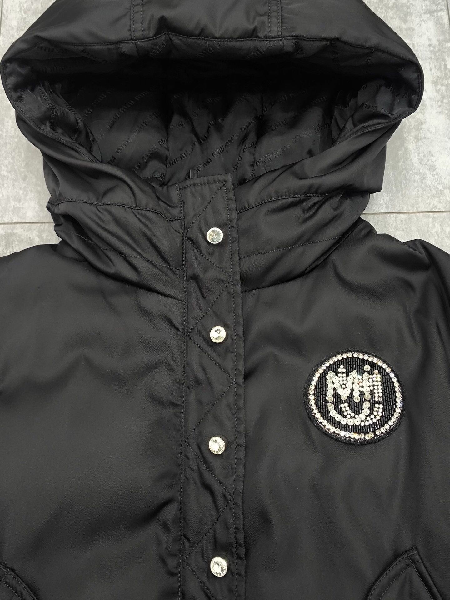 Miu Miu Miu Miu Retro Down Black Down Jacket S Women Size S / US 4 / IT 40 - 3 Thumbnail