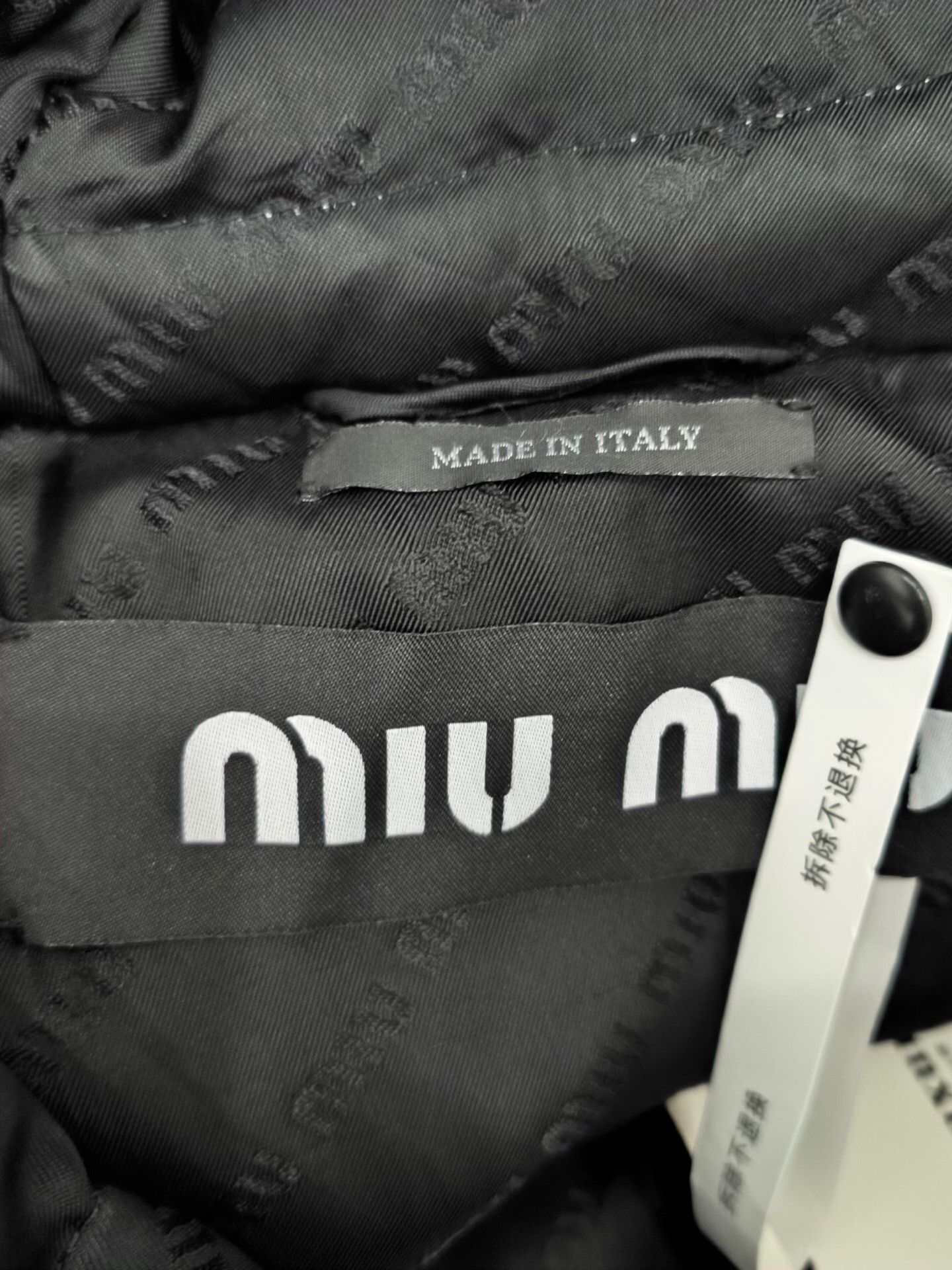 Miu Miu Miu Miu Retro Down Black Down Jacket S Women Size S / US 4 / IT 40 - 4 Thumbnail