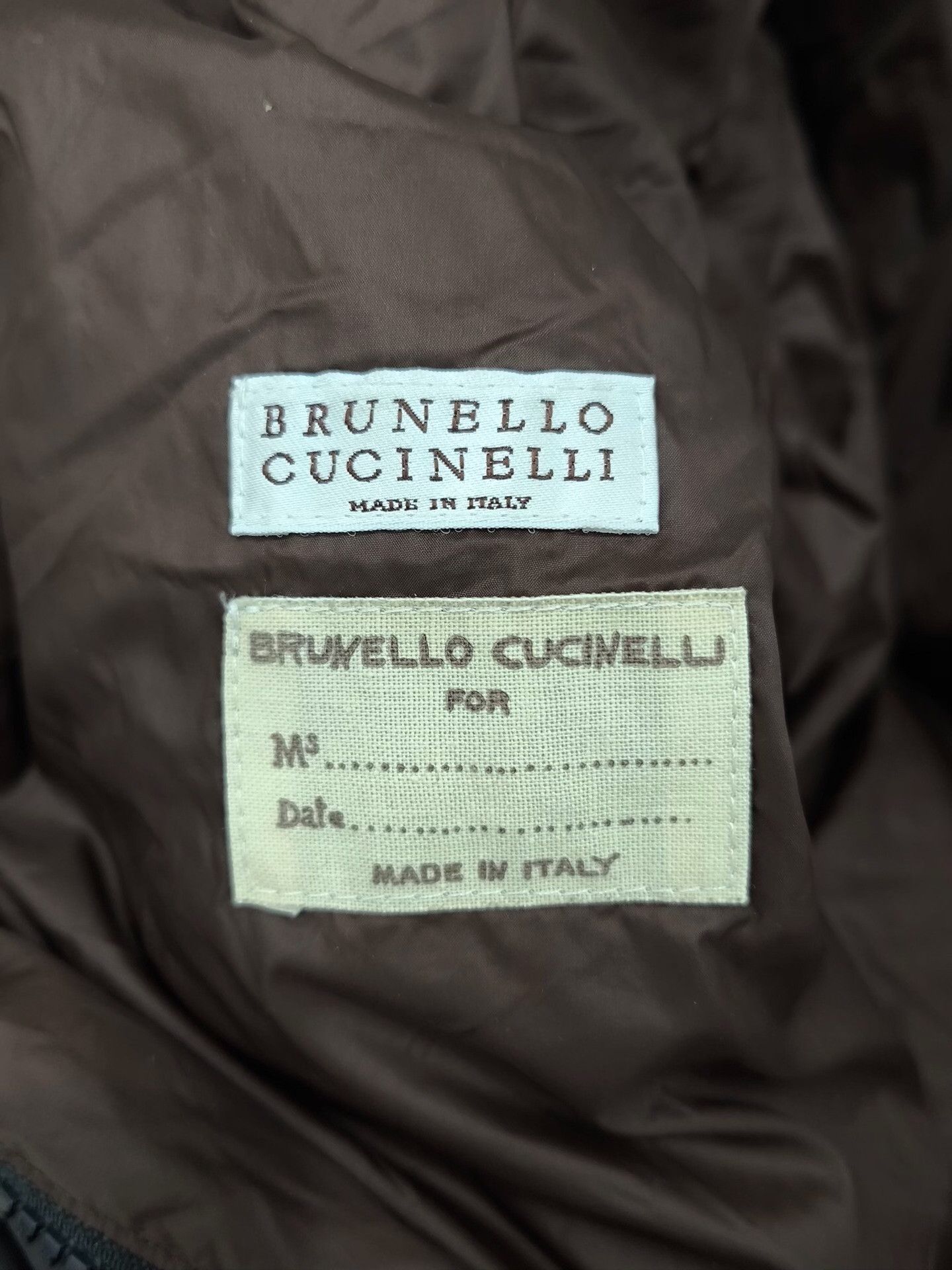 Brunello Cucinelli Brunello Cucinelli Down Brown Down Jacket M Women Size M / US 6-8 / IT 42-44 - 4 Thumbnail