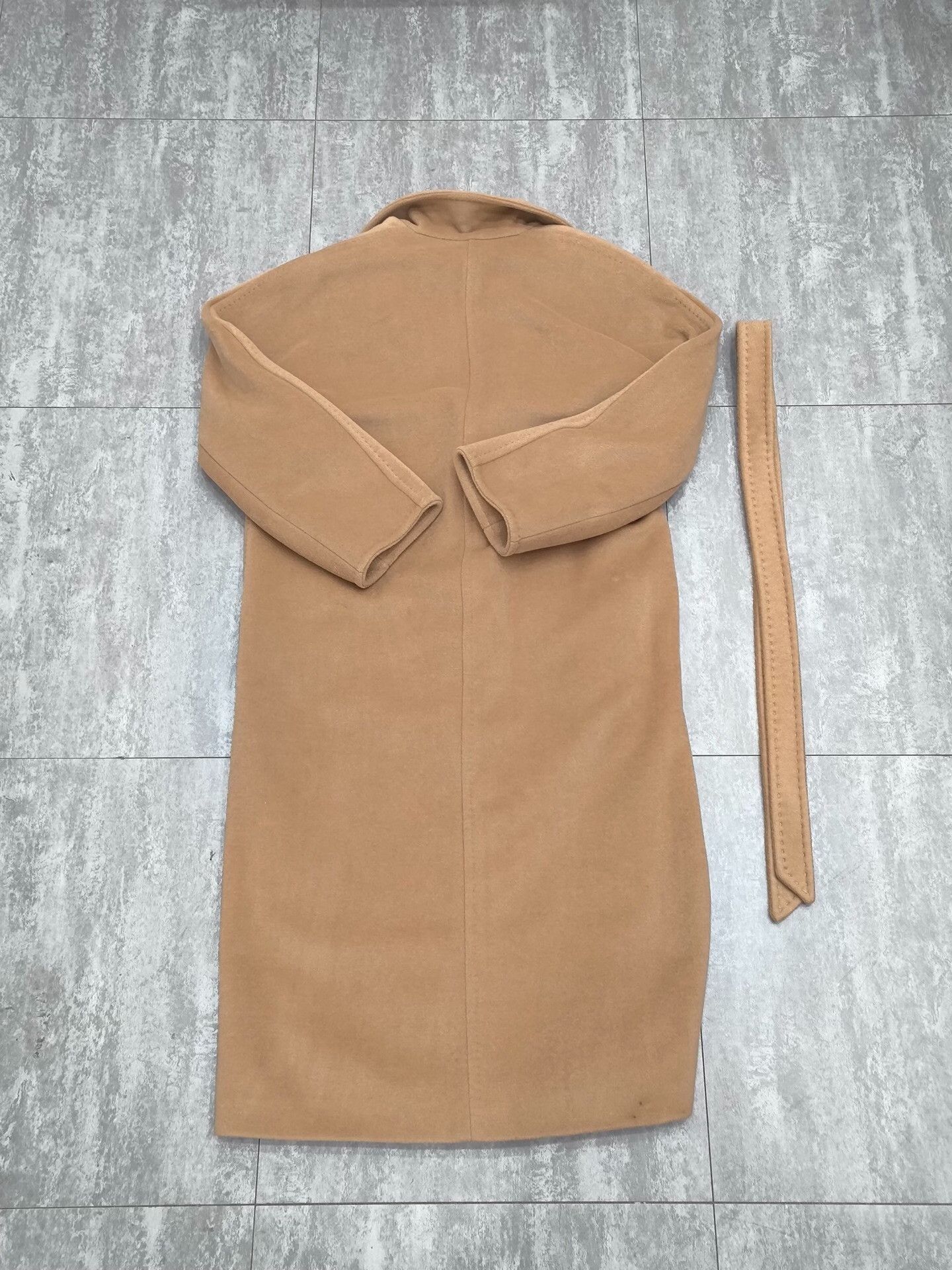Max Mara Max Mara Long Brown Coat XS Women Size XS / US 0-2 / IT 36-38 - 2 Thumbnail