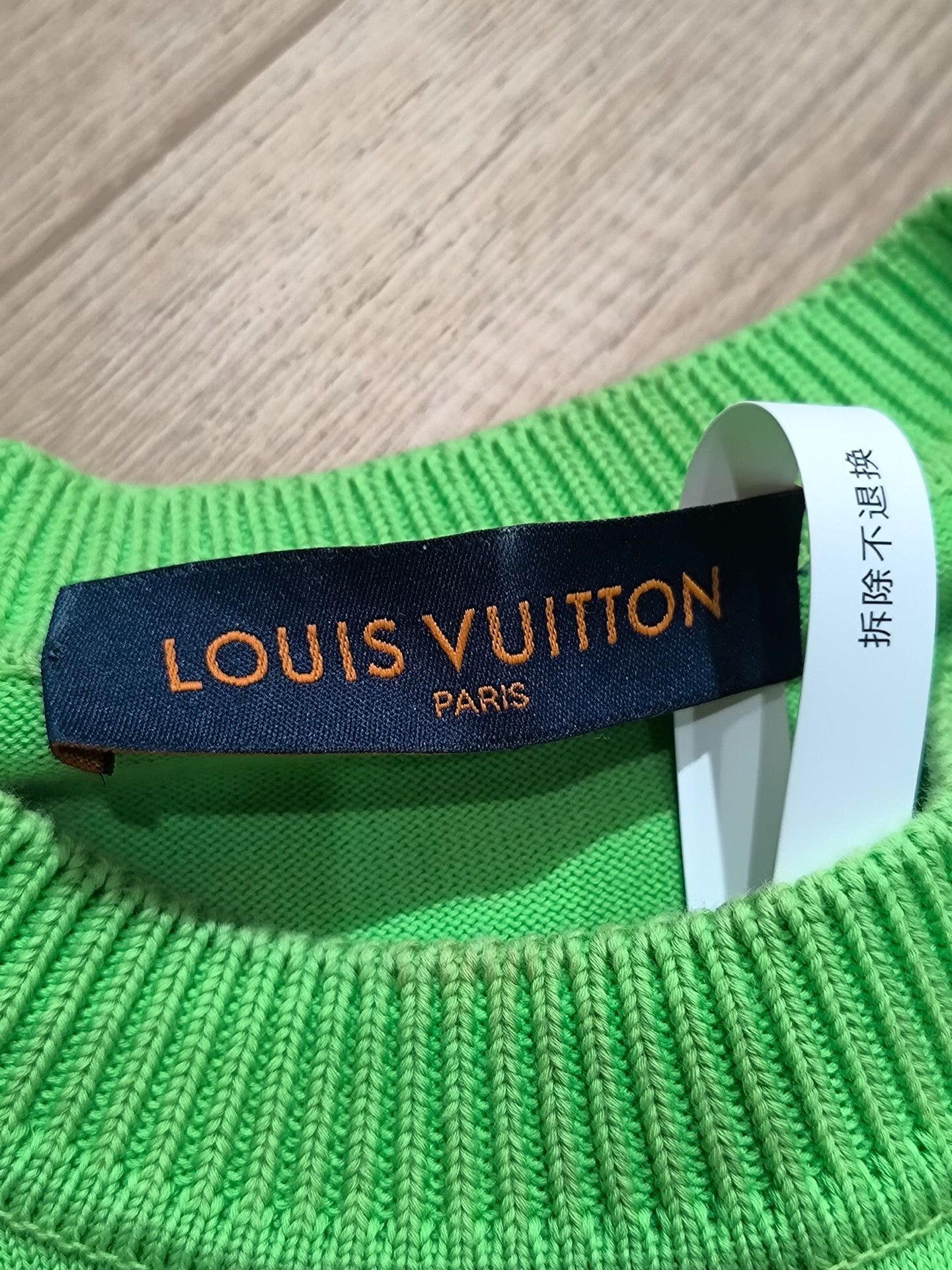 Louis Vuitton Louis Vuitton Knit Green Sweater s Men Size US S / EU 44-46 / 1 - 4 Thumbnail
