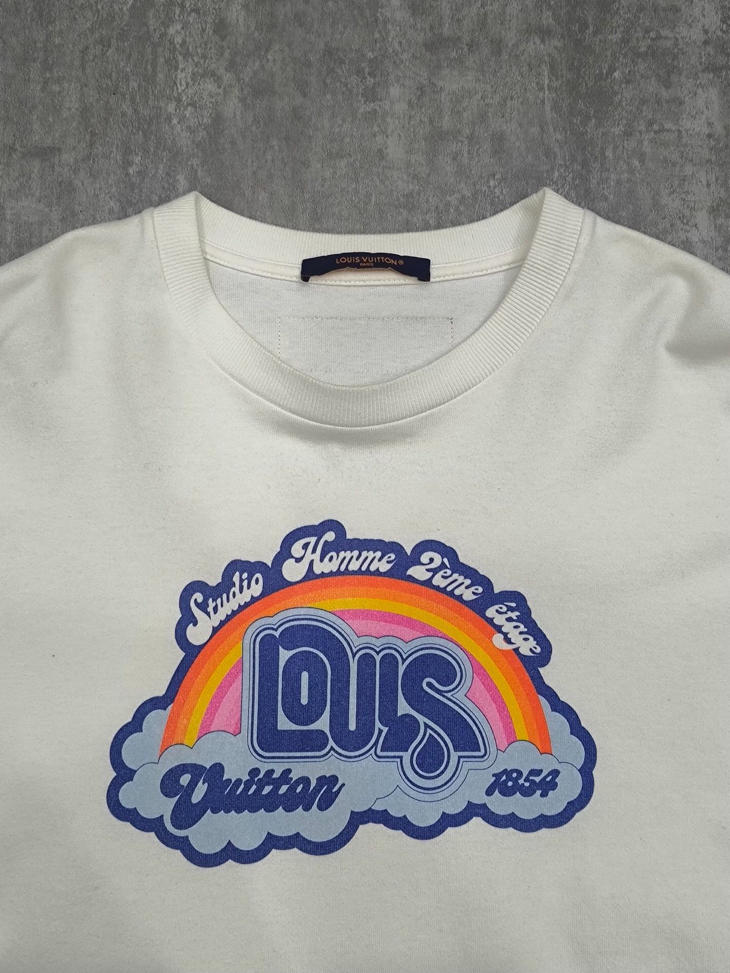 Louis Vuitton Louis Vuitton Retro Rainbow Multi T-Shirt l Men Size US L / EU 52-54 / 3 - 3 Thumbnail