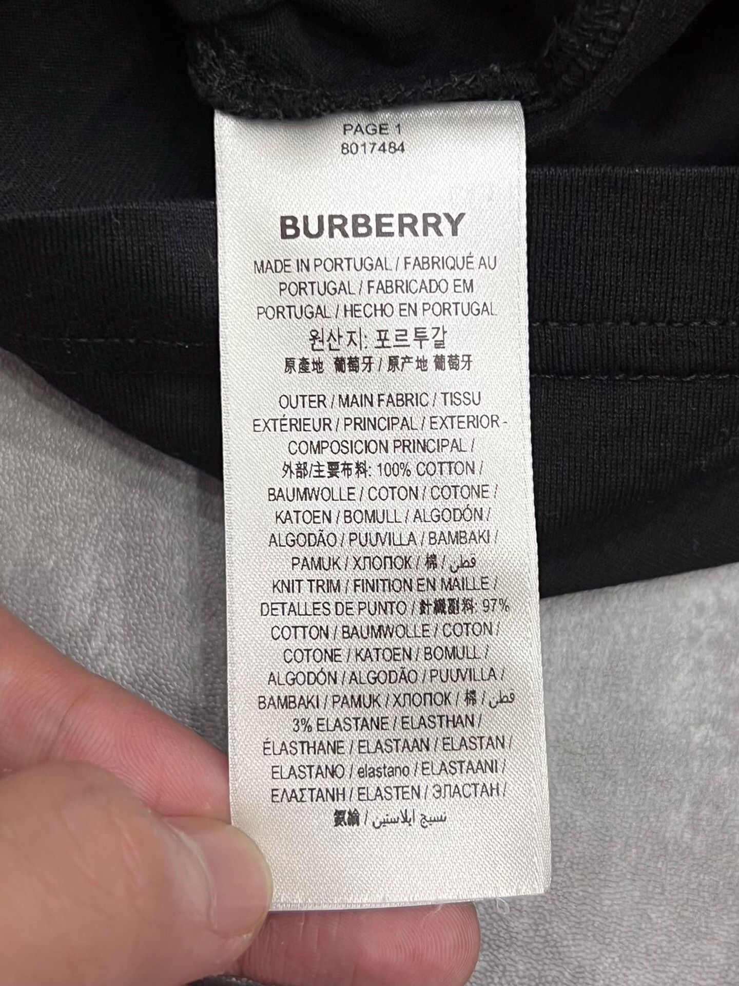 Burberry Burberry Black T-Shirt xs Men Size US XS / EU 42 / 0 - 5 Thumbnail