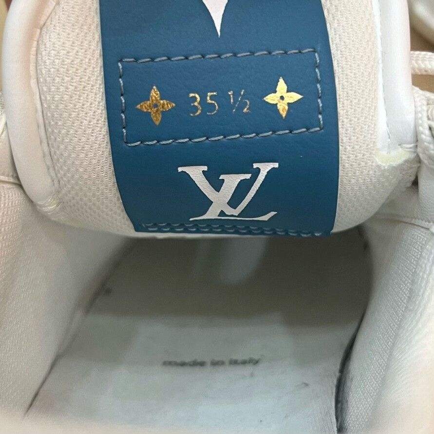 Louis Vuitton Louis Vuitton Denim Blue Lowtop Sneakers us_5 Women Size US 5 / IT 35 - 7 Thumbnail