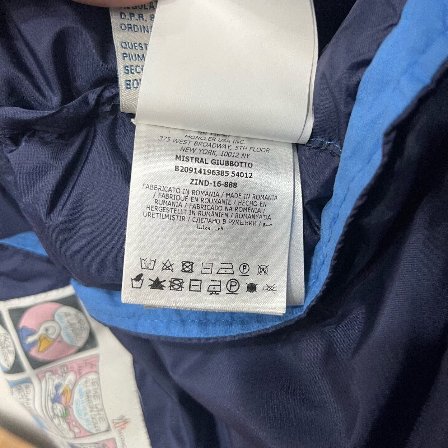 Moncler Moncler Down Blue Heavy Coat xs Men Size US XS / EU 42 / 0 - 9 Thumbnail
