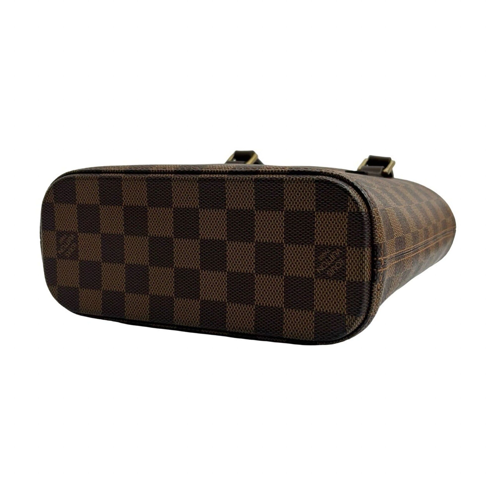 Louis Vuitton LOUIS VUITTON Vintage Vavin PM Damier Leather Handbag Mini Tote Bag Brown i40-9 Size ONE SIZE - 8 Thumbnail