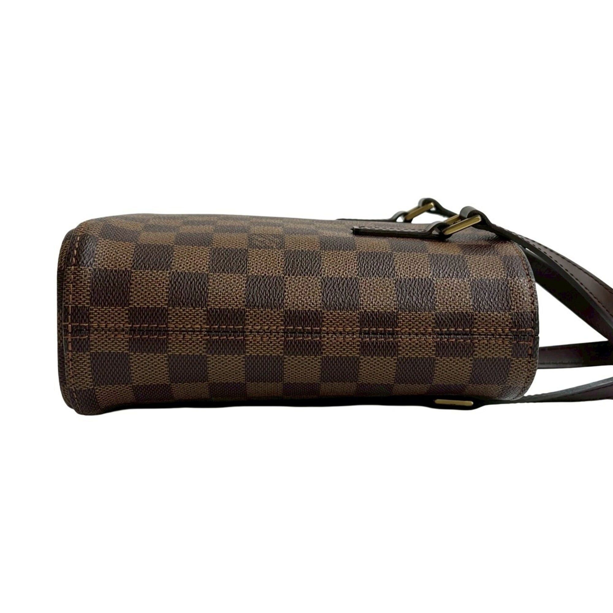 Louis Vuitton LOUIS VUITTON Vintage Vavin PM Damier Leather Handbag Mini Tote Bag Brown i40-9 Size ONE SIZE - 6 Thumbnail