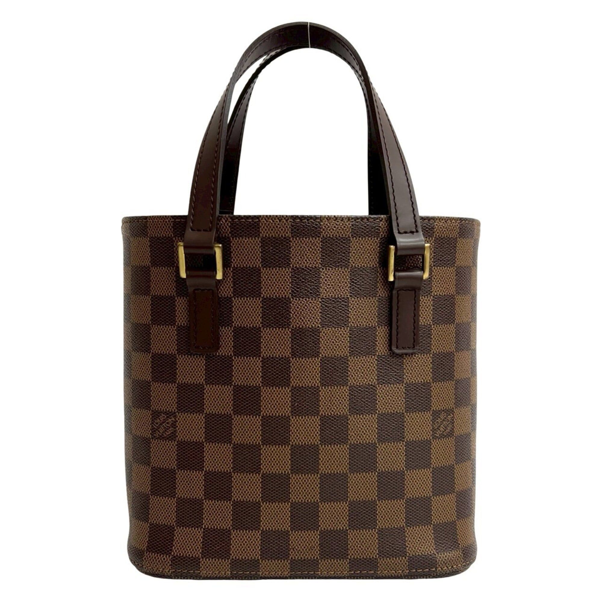 Louis Vuitton LOUIS VUITTON Vintage Vavin PM Damier Leather Handbag Mini Tote Bag Brown i40-9 Size ONE SIZE - 3 Thumbnail