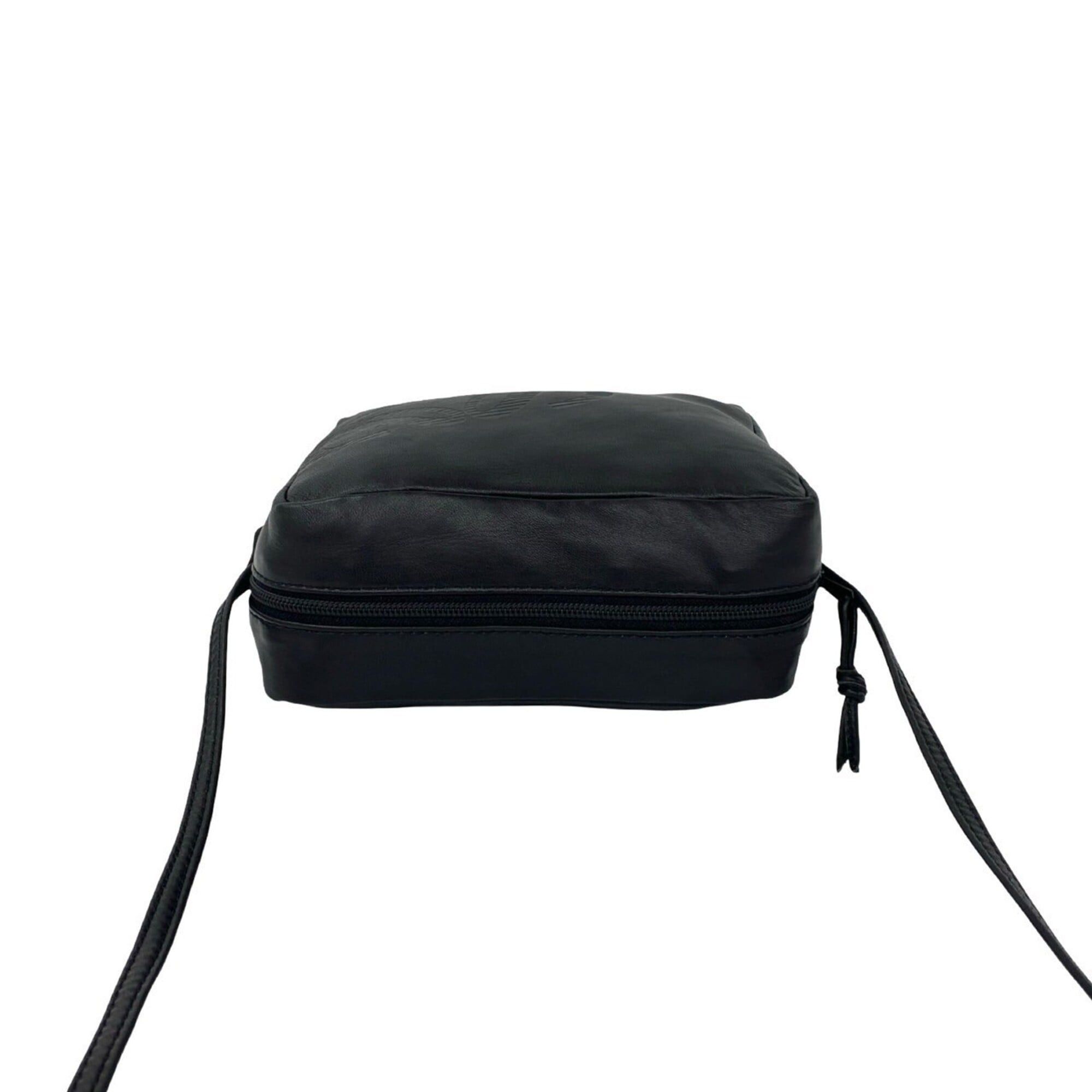 Loewe LOEWE Vintage Anagram Logo Nappa Leather Mini Shoulder Bag/Pouch, Black, 46546 Size ONE SIZE - 4 Thumbnail