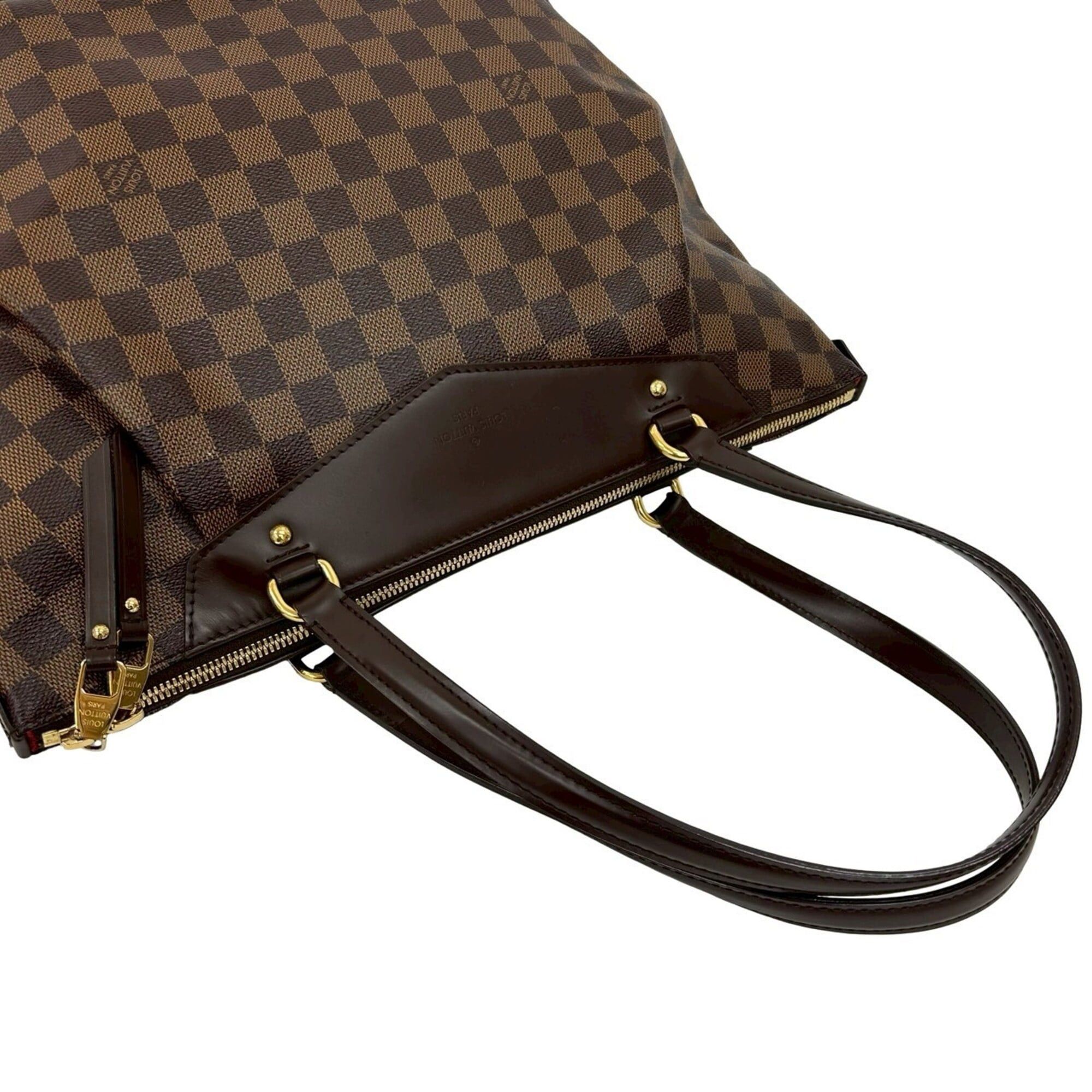 Louis Vuitton LOUIS VUITTON Westminster GM Damier Leather Tote Bag, Semi-Shoulder Handbag, Brown, 80927 Size ONE SIZE - 4 Thumbnail