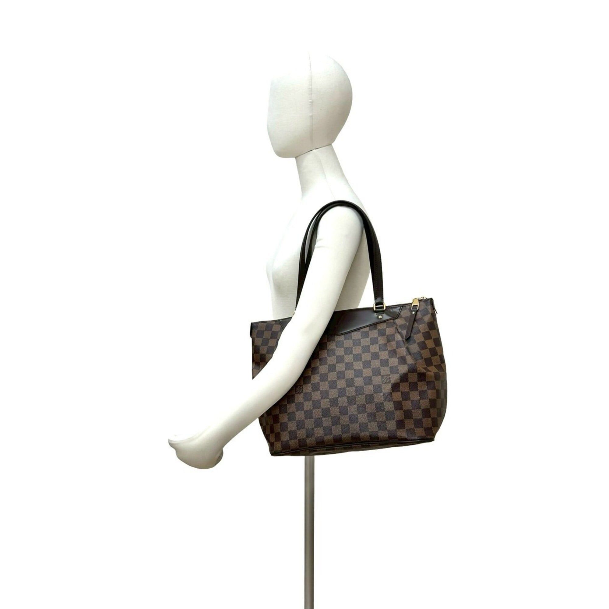 Louis Vuitton LOUIS VUITTON Westminster GM Damier Leather Tote Bag, Semi-Shoulder Handbag, Brown, 80927 Size ONE SIZE - 2 Thumbnail