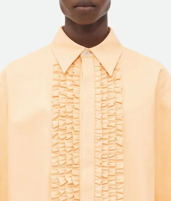 Bottega Veneta leather shirt peach Size US M / EU 48-50 / 2 - 4 Thumbnail