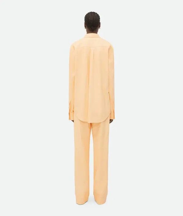 Bottega Veneta leather shirt peach Size US M / EU 48-50 / 2 - 3 Thumbnail