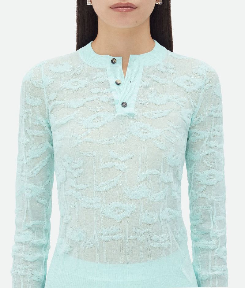 Bottega Veneta cotton flowers jumper Size XS / US 0-2 / IT 36-38 - 4 Thumbnail