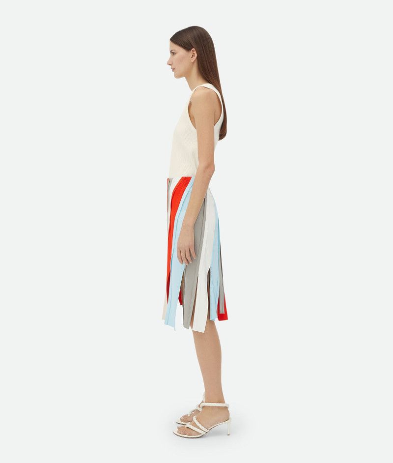 Bottega Veneta fluid viscose stripe skirt Size 27" / US 4 / IT 40 - 2 Thumbnail