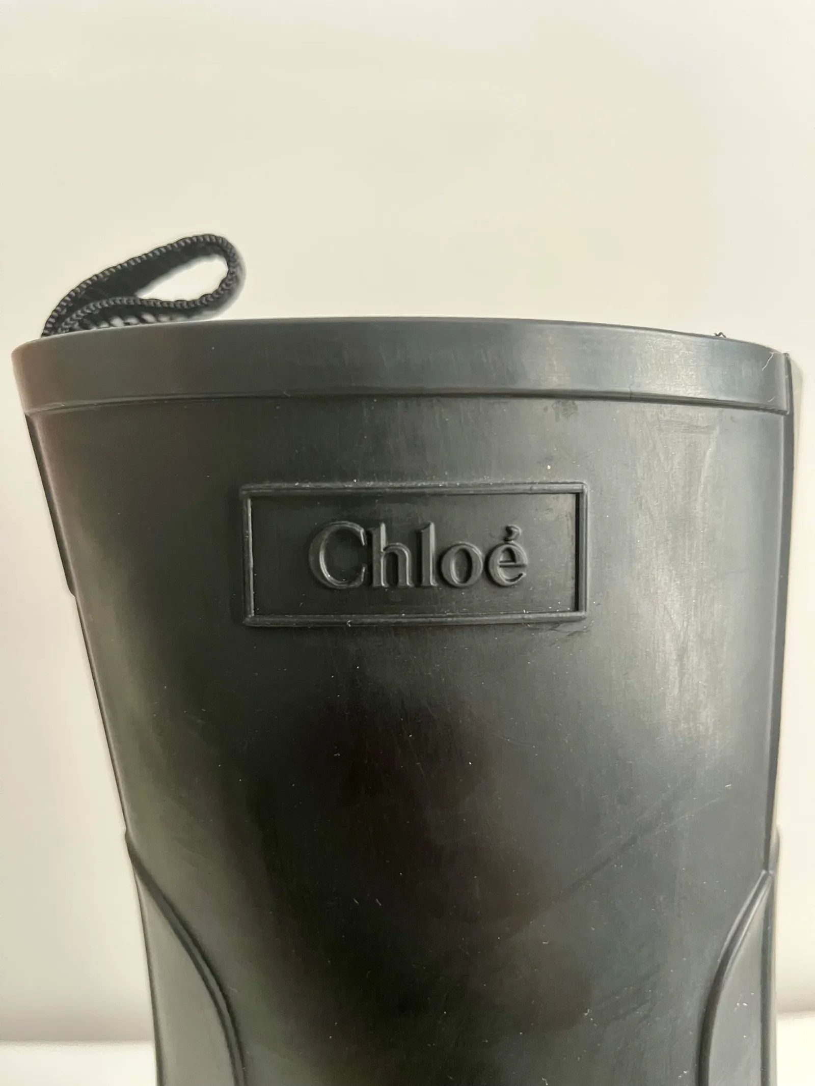 Chloe Chloe Betty Rain Boots Black Boots Size US 10 / IT 40 - 2 Thumbnail
