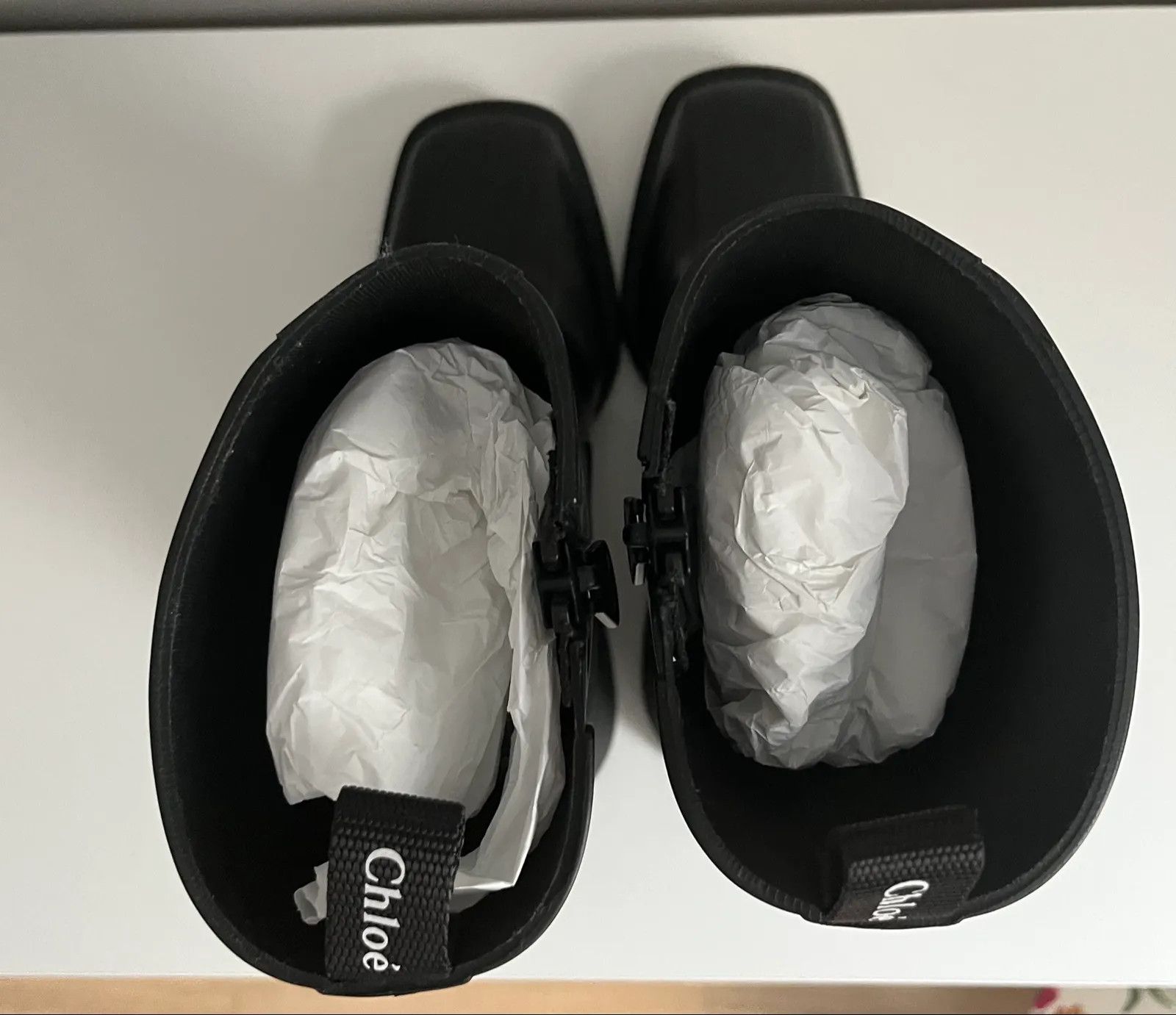 Chloe Chloe Betty Rain Boots Black Boots Size US 10 / IT 40 - 5 Thumbnail