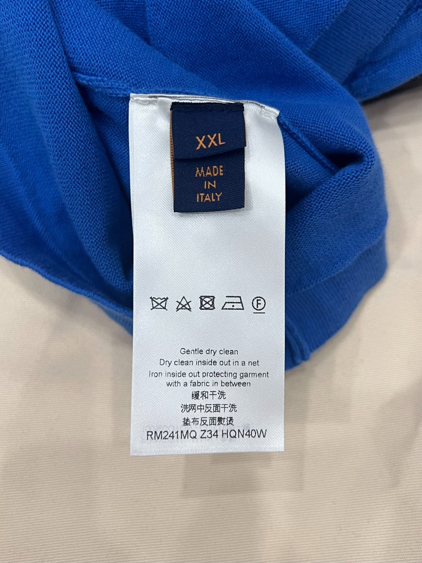 Louis Vuitton Louis Vuitton Knit Blue T-Shirt xxl Men Size US XXL / EU 58 / 5 - 5 Thumbnail