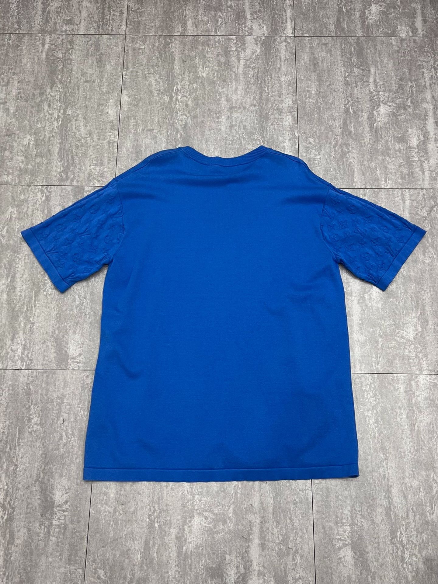 Louis Vuitton Louis Vuitton Knit Blue T-Shirt xxl Men Size US XXL / EU 58 / 5 - 2 Thumbnail
