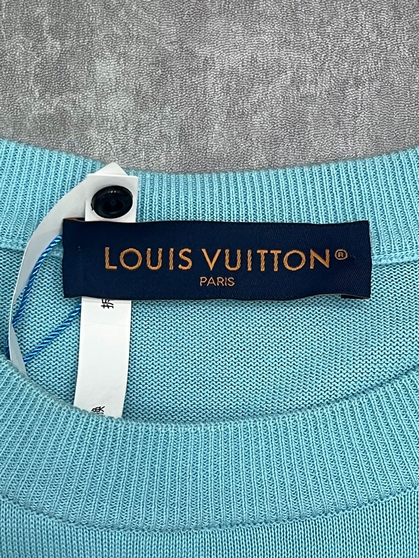 Louis Vuitton Louis Vuitton Blue T-Shirt m Men Size US M / EU 48-50 / 2 - 4 Thumbnail