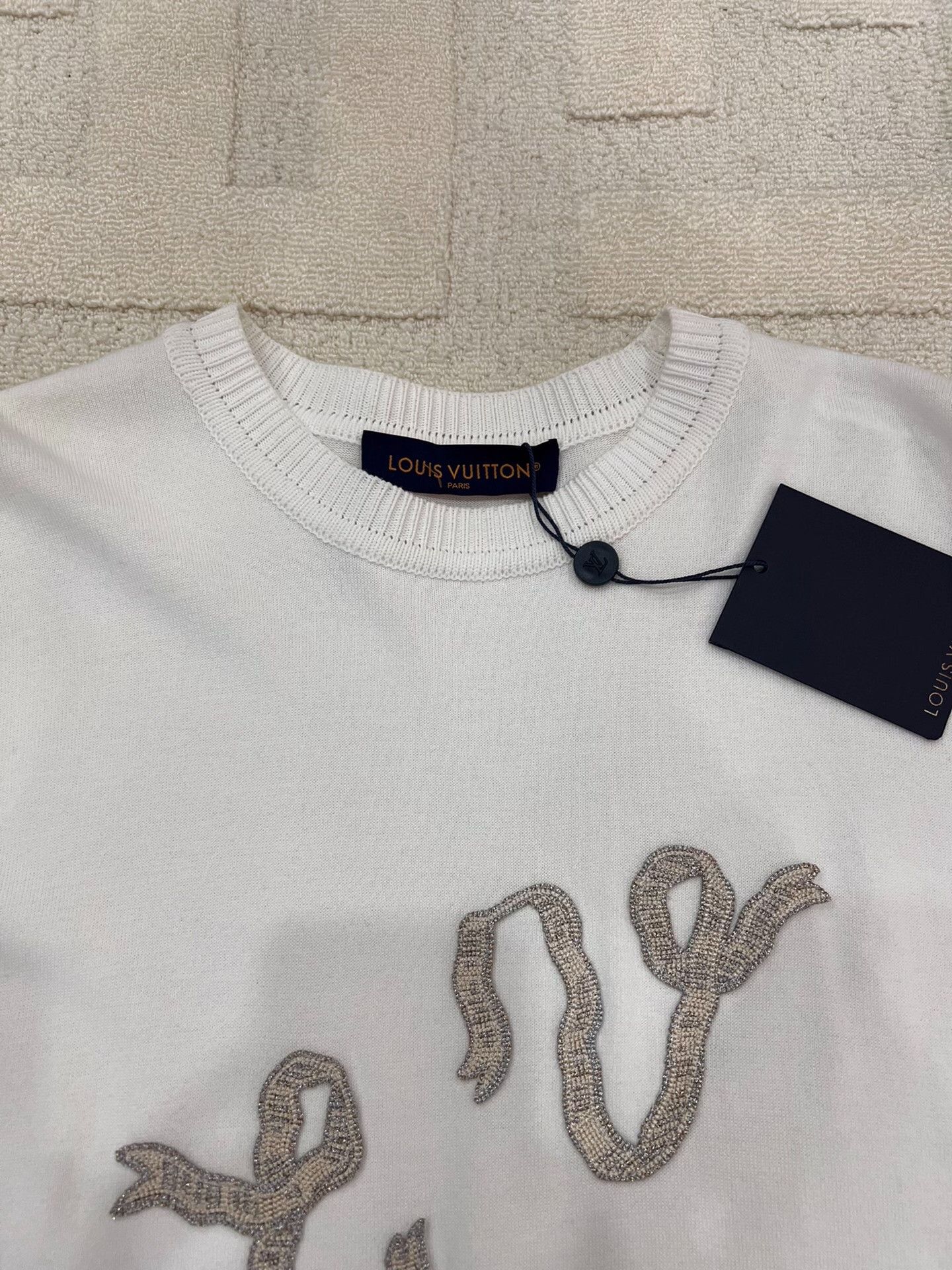 Louis Vuitton Louis Vuitton White T-Shirt xxl Men Size US XXL / EU 58 / 5 - 3 Thumbnail