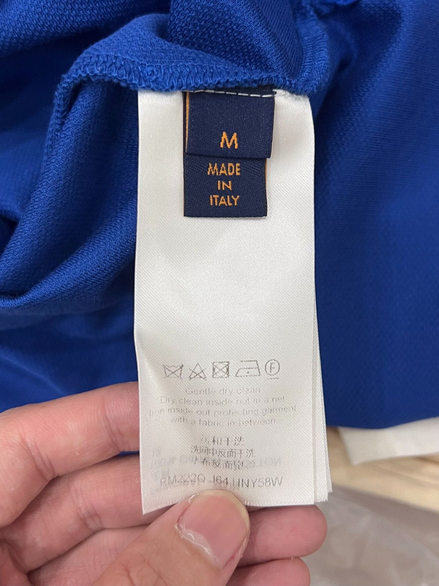 Louis Vuitton Louis Vuitton Blue Polo m Men Size US M / EU 48-50 / 2 - 5 Thumbnail