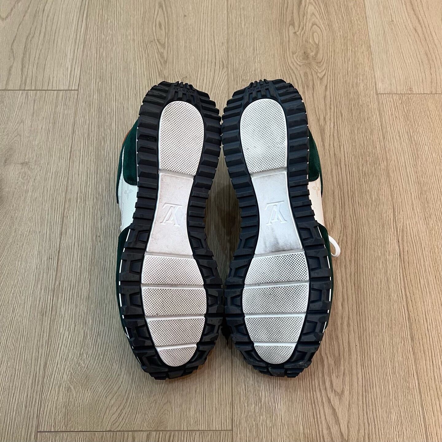 Louis Vuitton Louis Vuitton Patchwork Green Lowtop Sneakers 8.5 Men Size US 8.5 / EU 41-42 - 7 Thumbnail
