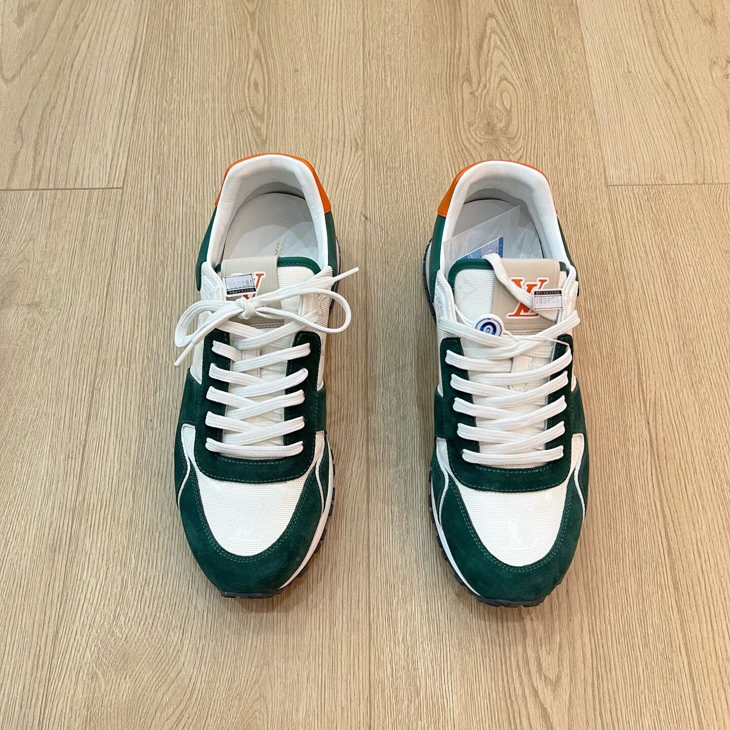 Louis Vuitton Louis Vuitton Patchwork Green Lowtop Sneakers 8.5 Men Size US 8.5 / EU 41-42 - 2 Thumbnail