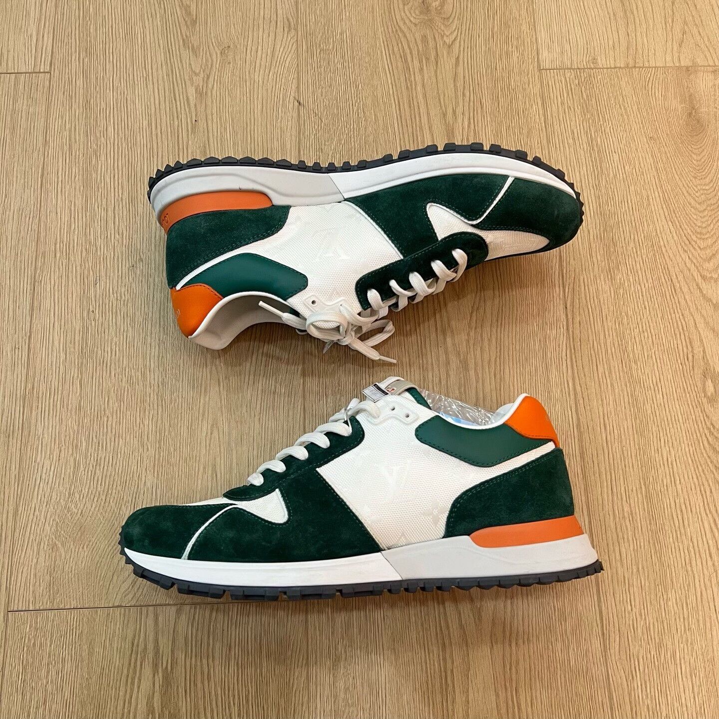 Louis Vuitton Louis Vuitton Patchwork Green Lowtop Sneakers 8.5 Men Size US 8.5 / EU 41-42 - 3 Thumbnail