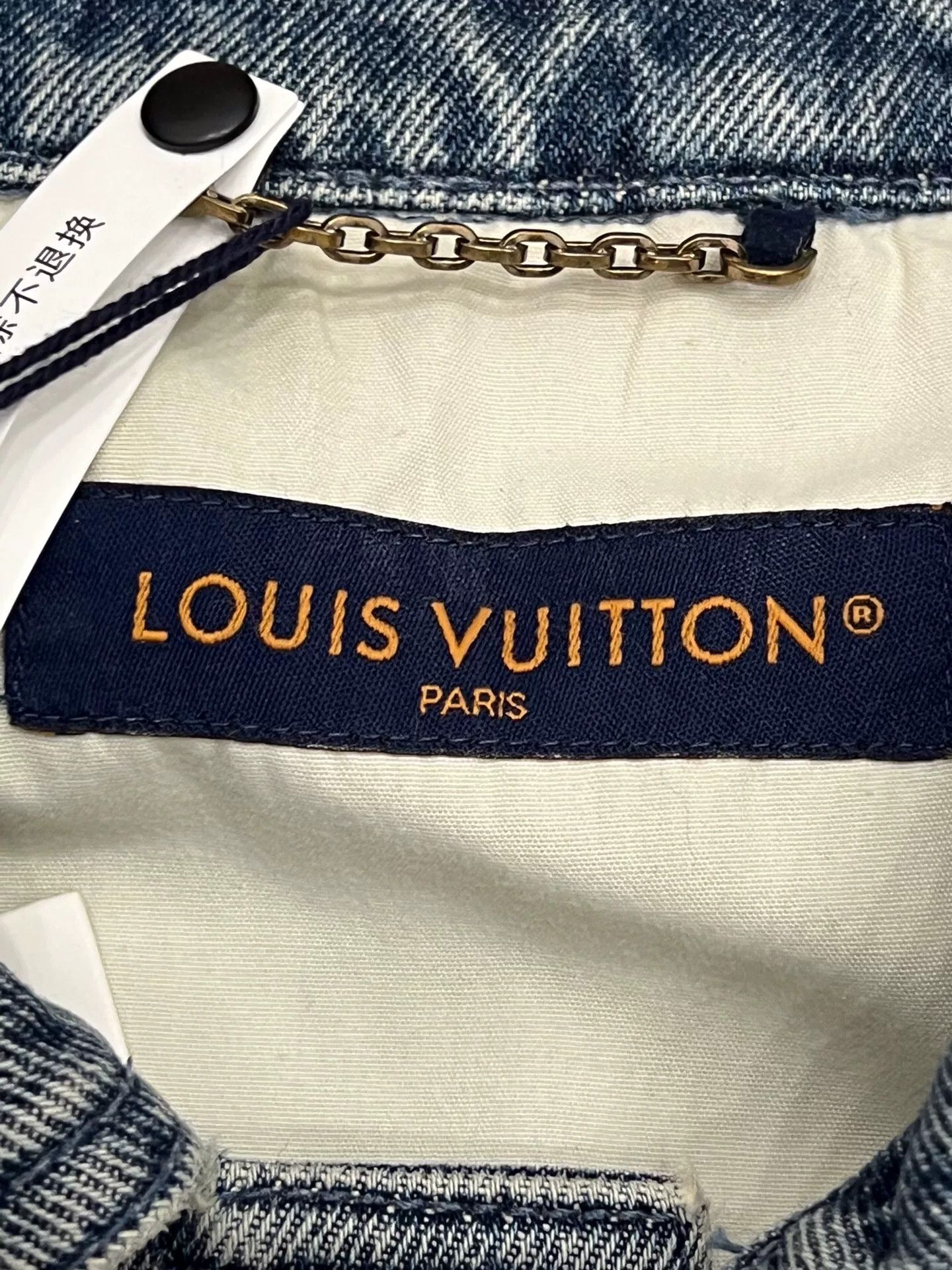 Louis Vuitton Louis Vuitton Denim Shirt xxl Men Size US XXL / EU 58 / 5 - 4 Thumbnail