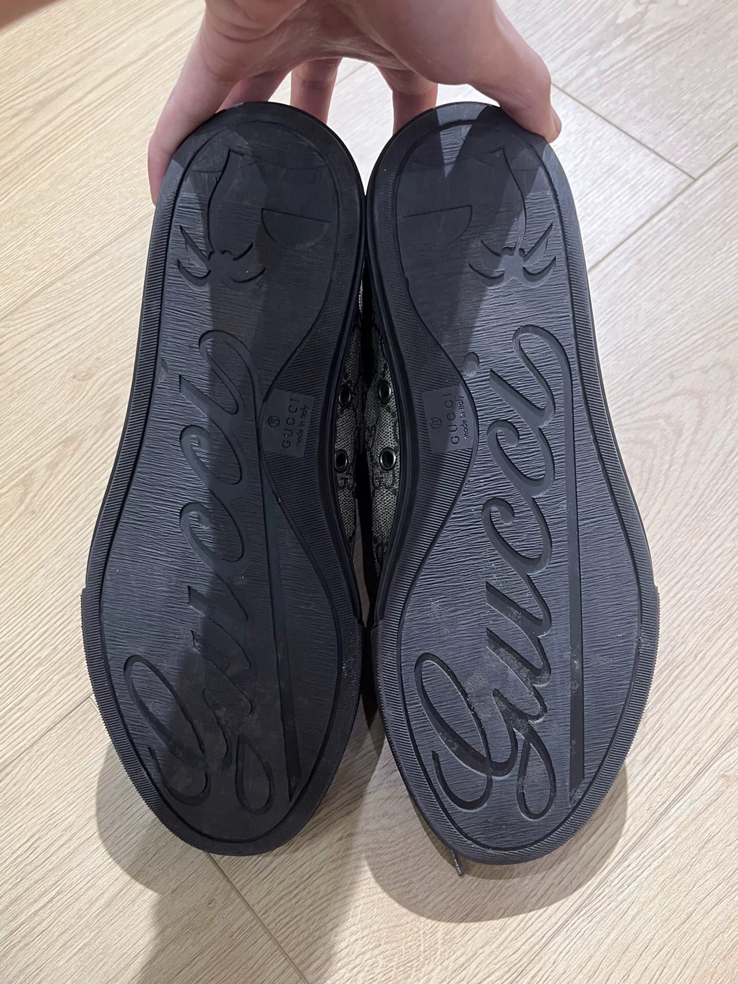 Gucci Gucci Brown Hitop Sneakers 6 Men Size US 6 / EU 39 - 5 Thumbnail