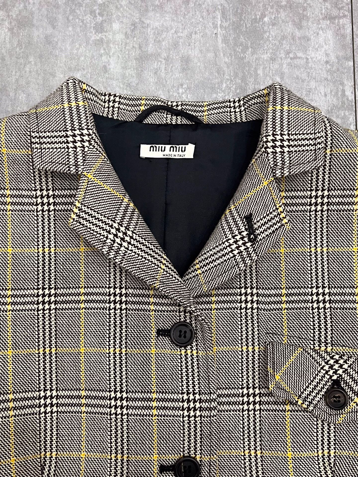 Miu Miu Miu Miu Formal Plaid Jacket S Women Size S / US 4 / IT 40 - 3 Thumbnail