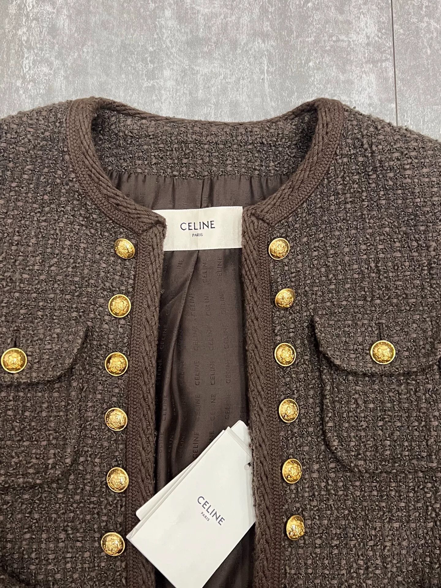Celine Celine Gold Jacket S Women Size S / US 4 / IT 40 - 3 Thumbnail