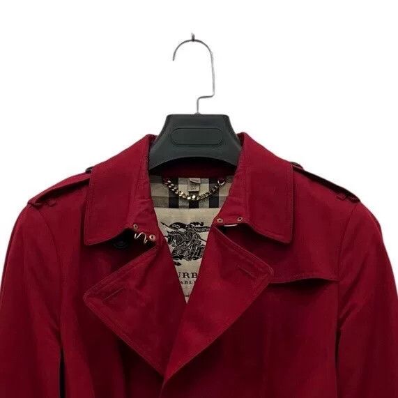 Burberry Burberry Red Coat M Women Size M / US 6-8 / IT 42-44 - 5 Thumbnail