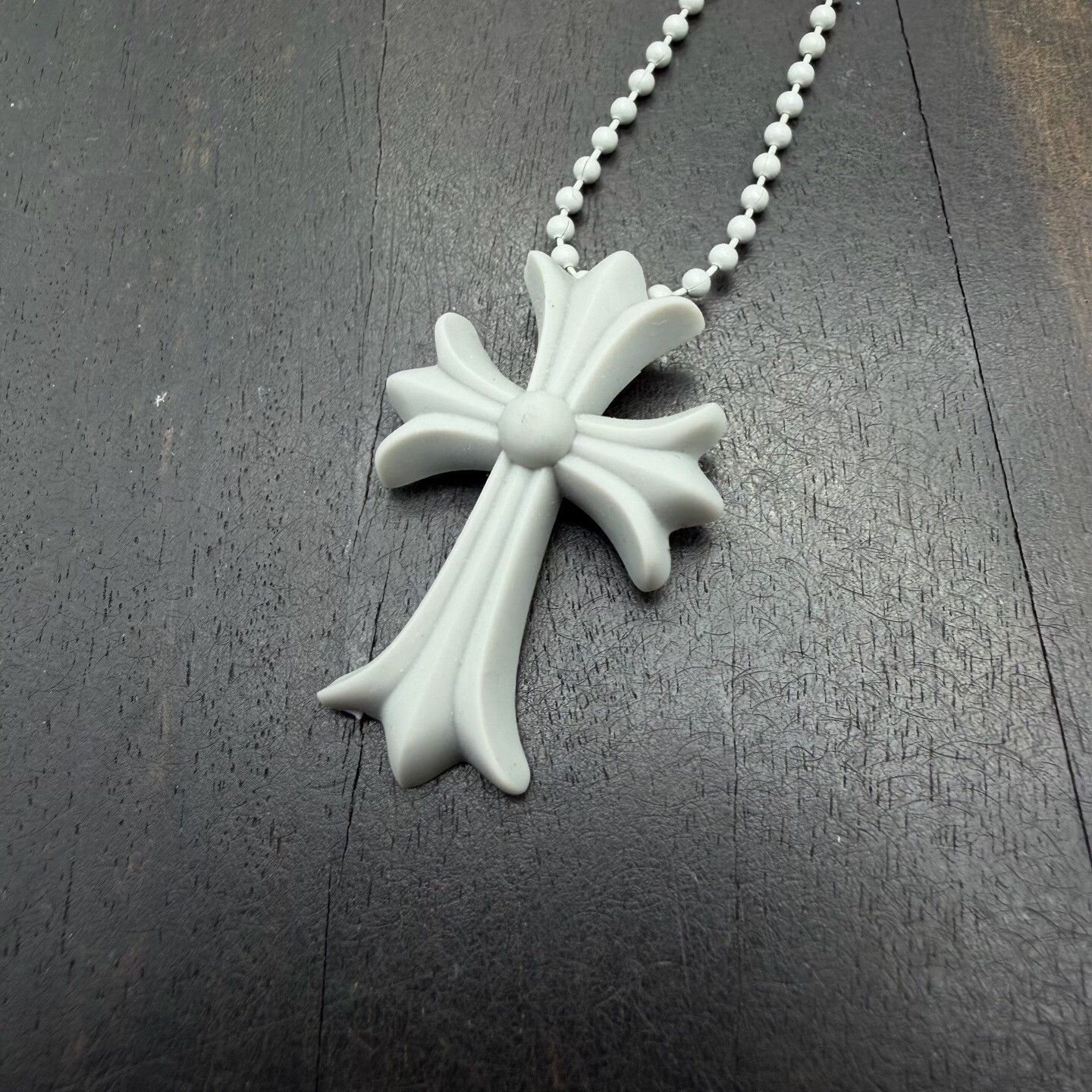 Chrome Hearts Chrome Hearts Gray Jewelry 2XL Men Size ONE SIZE - 3 Thumbnail