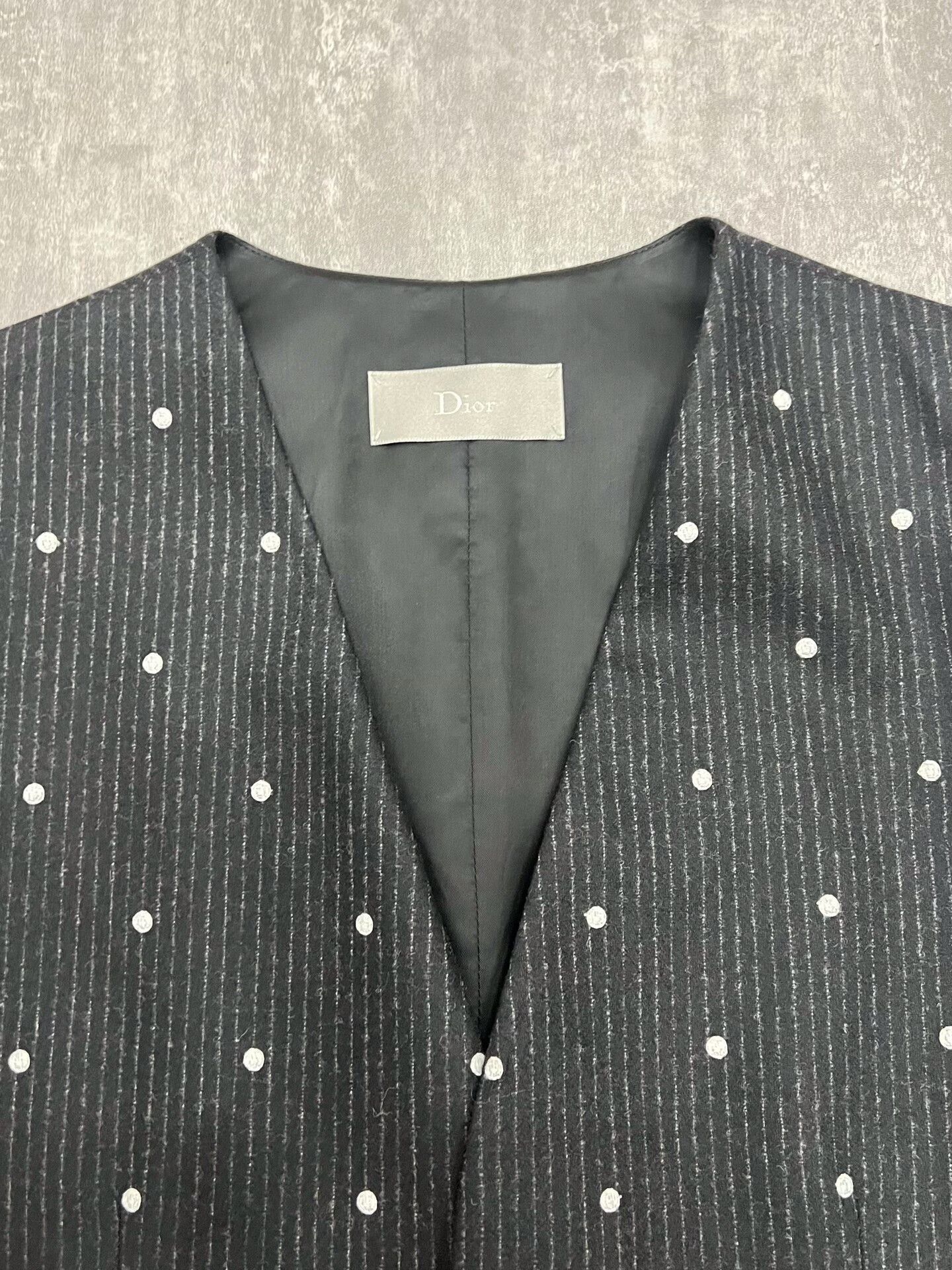 Dior Dior Wool Black Tank Top l Men Size US L / EU 52-54 / 3 - 3 Thumbnail