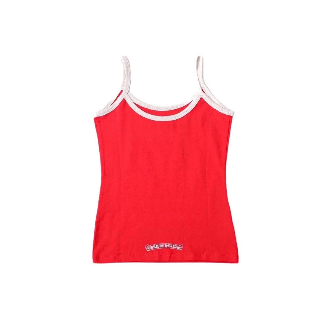 Chrome Hearts Chrome Hearts Red Tank Top S Women Size S / US 4 / IT 40 - 2 Thumbnail