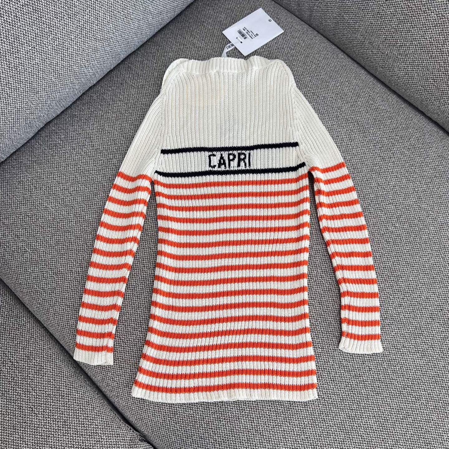 Dior Dior Retro Striped Sweater XL Women Size XL / US 12-14 / IT 48-50 - 2 Thumbnail