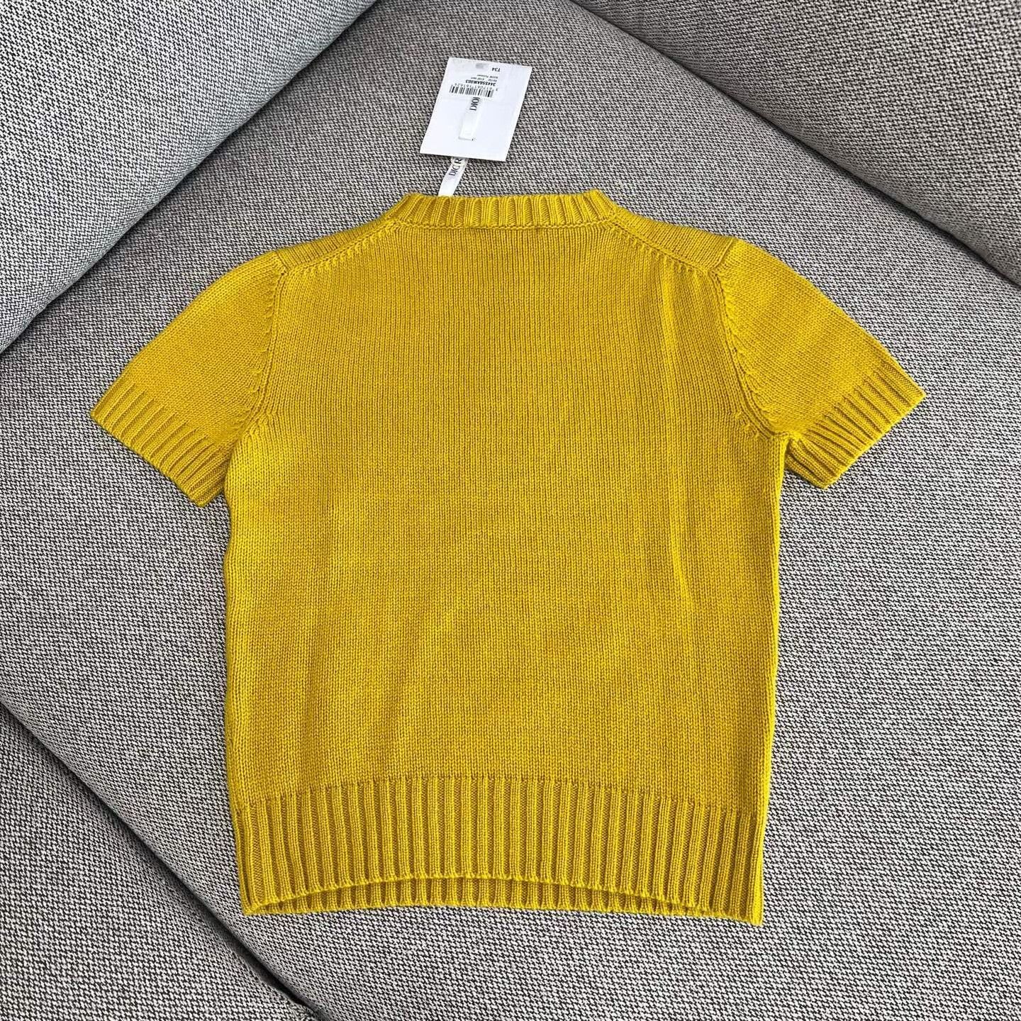 Dior Dior Retro Yellow Sweater XS Women Size XS / US 0-2 / IT 36-38 - 2 Thumbnail