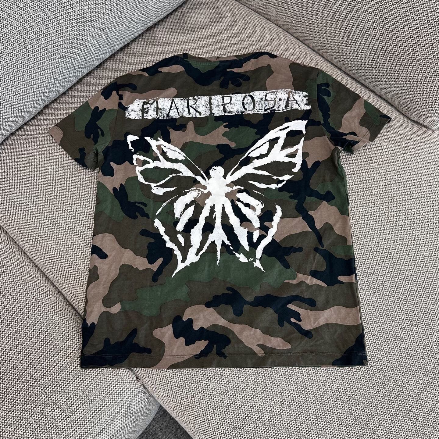 Valentino Valentino Camo Printed T-Shirt S Women Size S / US 4 / IT 40 - 2 Thumbnail