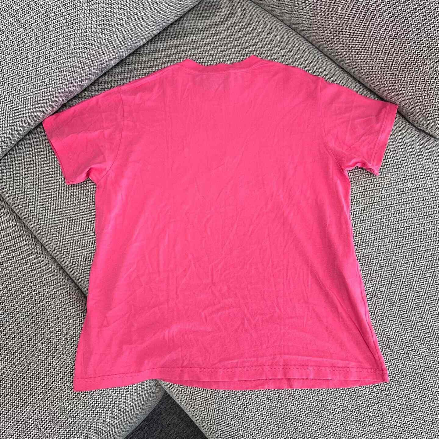 Gucci Gucci Retro Embroidered Pink T-Shirt S Women Size S / US 4 / IT 40 - 2 Thumbnail