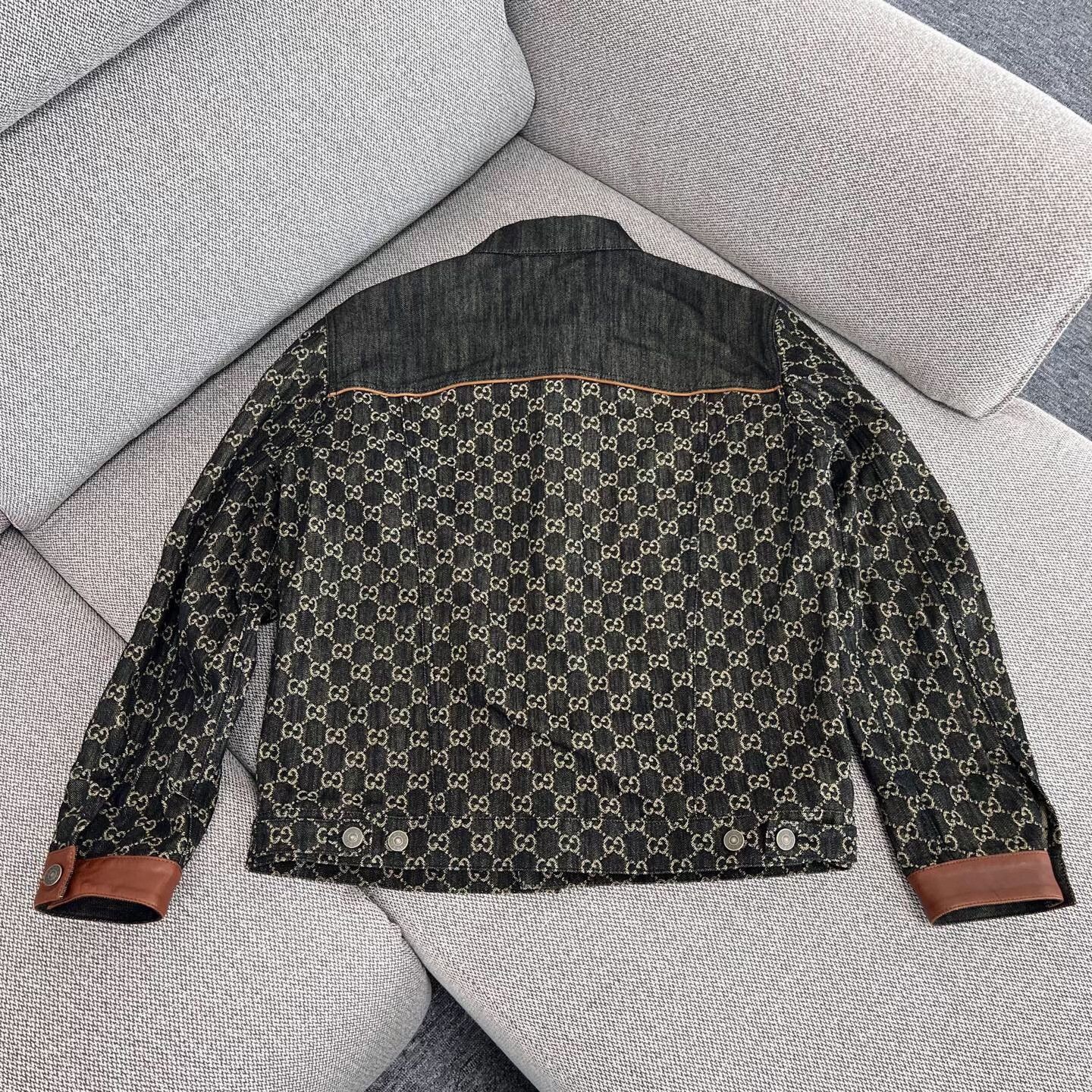 Gucci Gucci Retro Denim Light Jacket l Men Size US L / EU 52-54 / 3 - 2 Thumbnail
