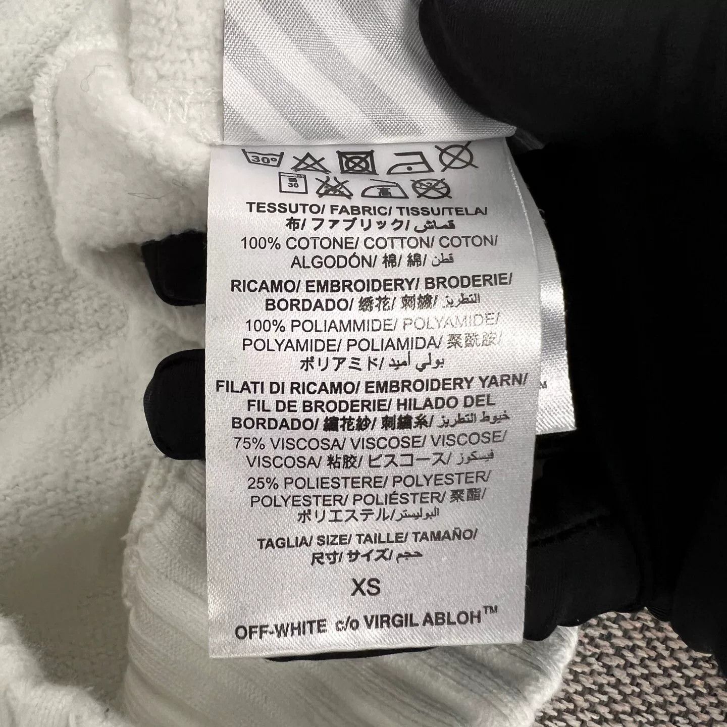 Off-White Off-White Embroidered White Light Jacket xs Men Size US XS / EU 42 / 0 - 4 Thumbnail