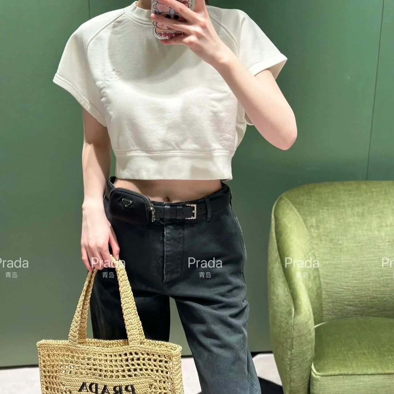 Prada Prada Cotton T-Shirt M Women Size M / US 6-8 / IT 42-44 - 7 Thumbnail